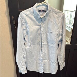Vineyard Vines Blue Casual Button Down Shirt